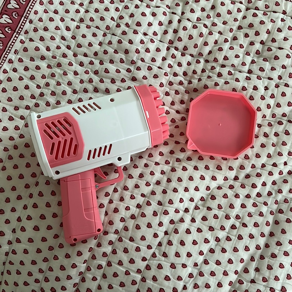 colorful bubble gun
